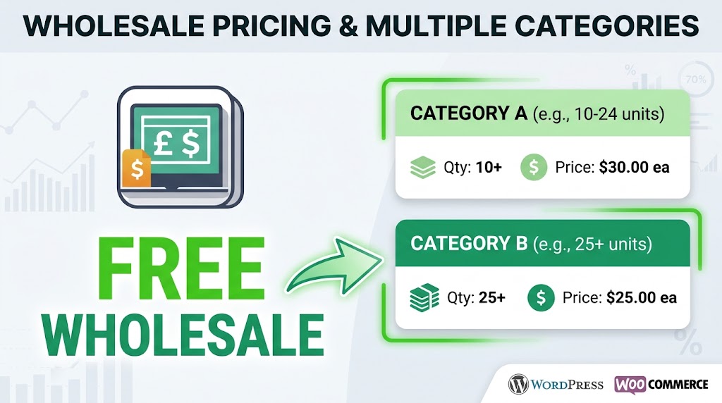 Wholesale Pricing & Multiple Price Categories